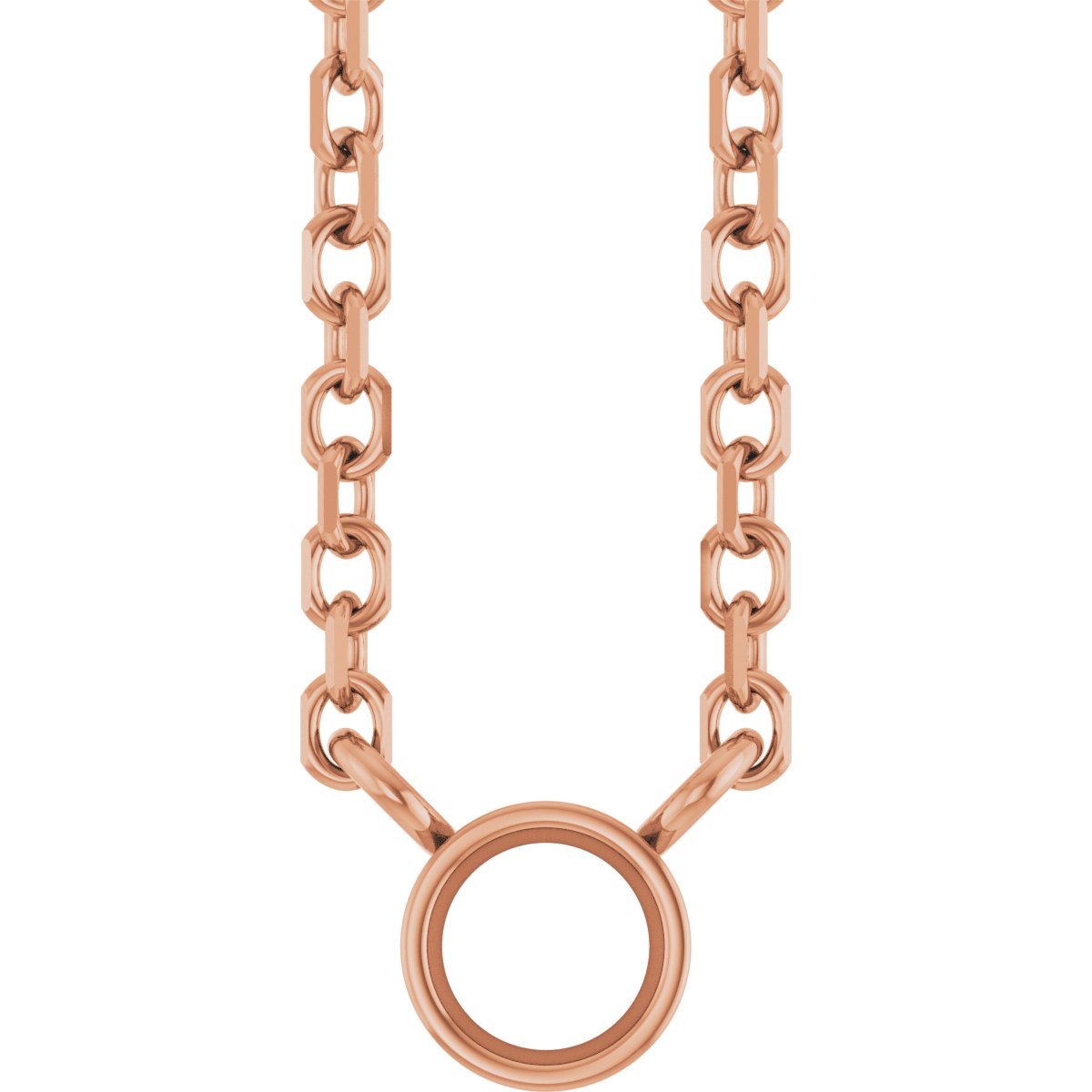 Bezel-Set Solitaire Necklace