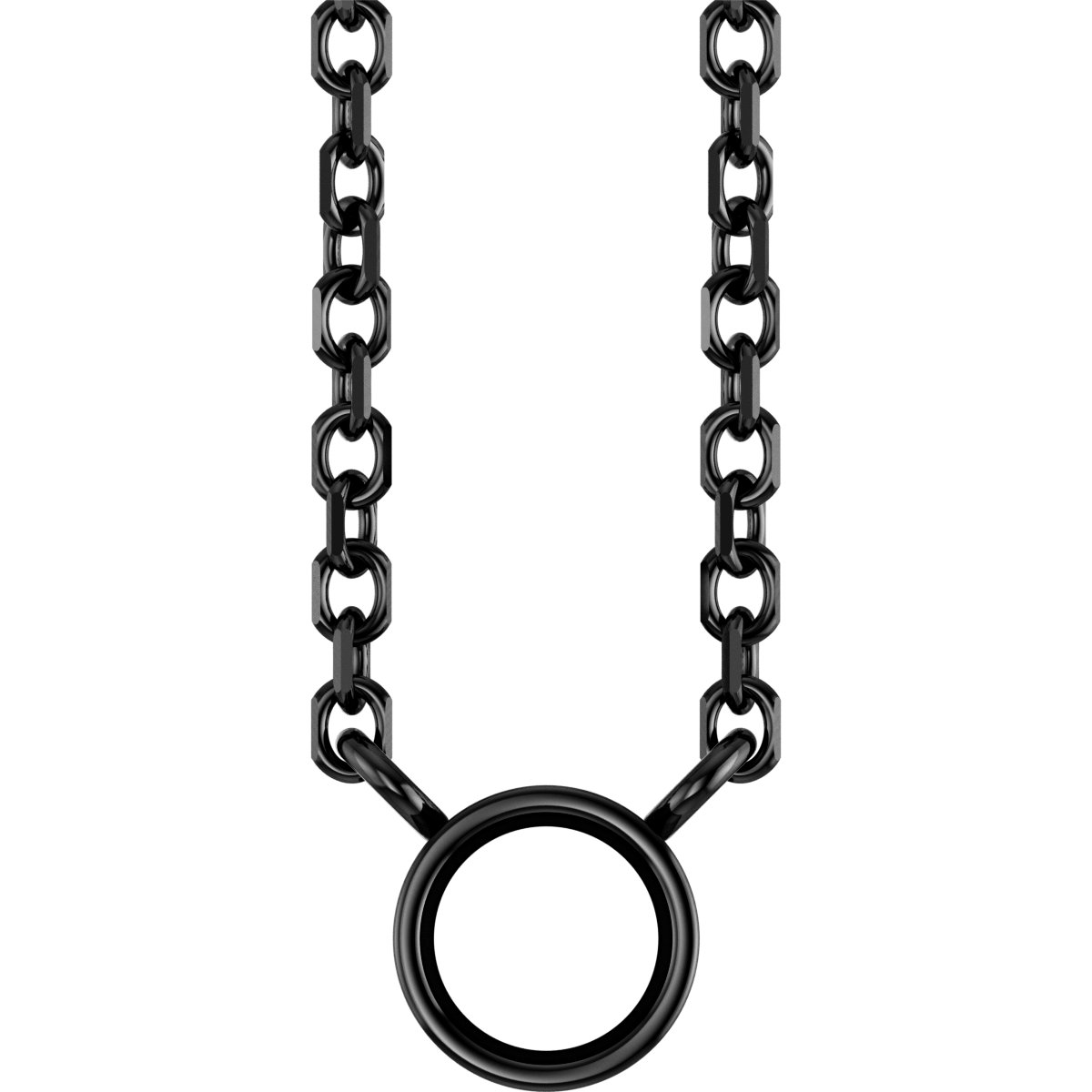 Bezel-Set Solitaire Necklace