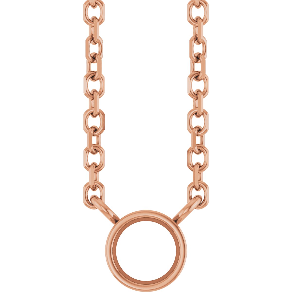 Bezel-Set Solitaire Necklace