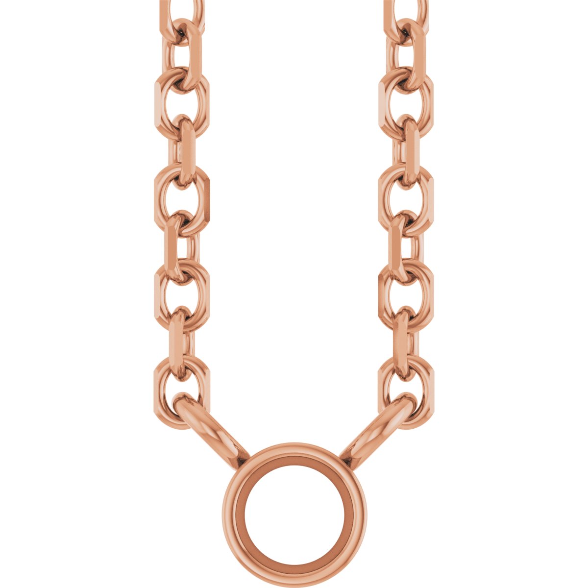 Bezel-Set Solitaire Necklace