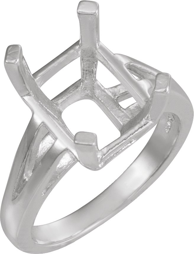 Solitaire Split Shank Ring