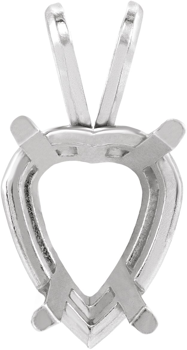 Heart 4-Prong Pendant