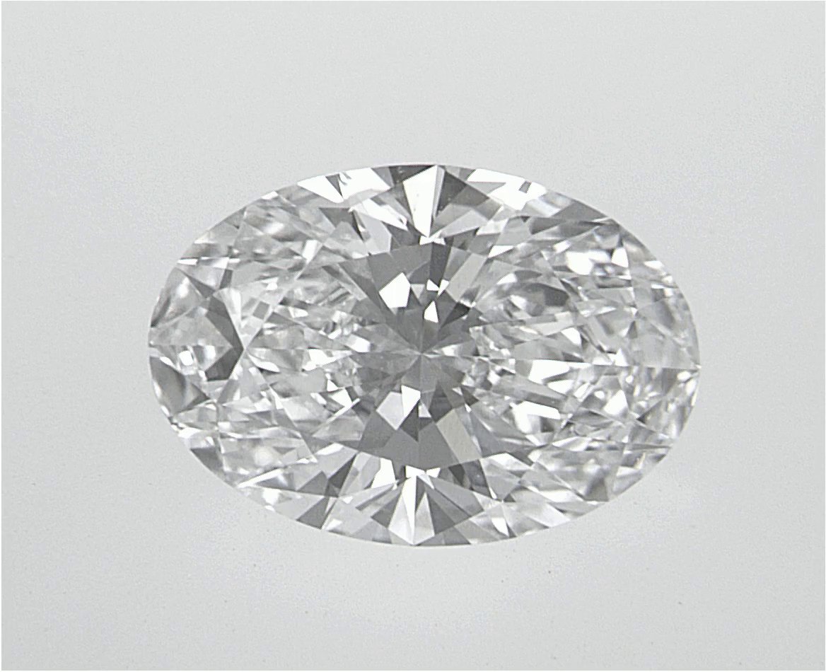 1.59 CT Oval Lab-Grown Diamond Surrey Vancouver Canada Langley Burnaby Richmond