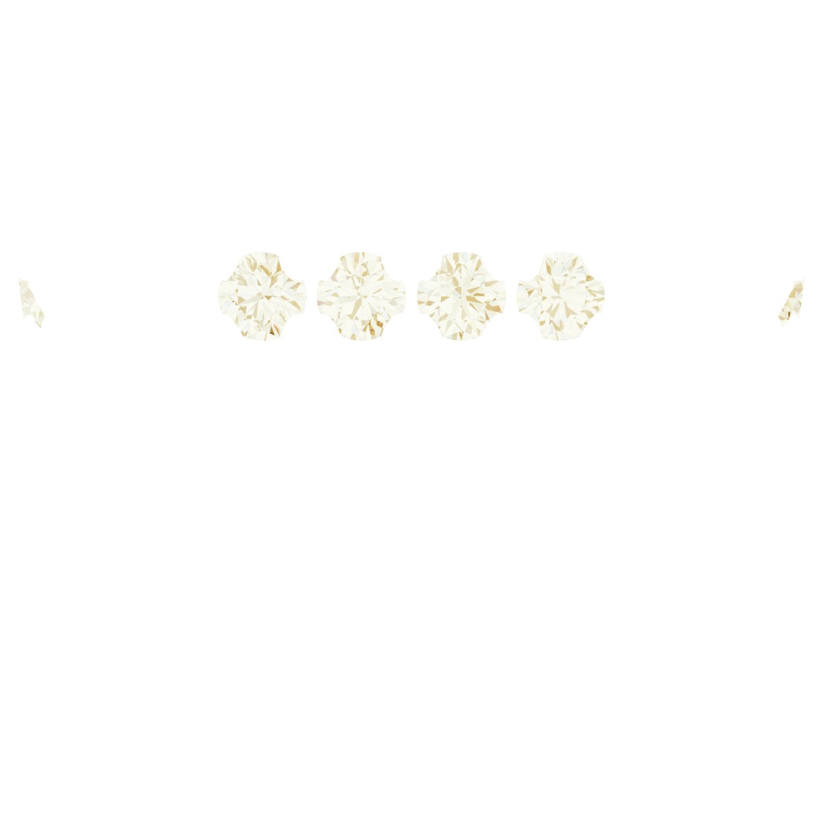 4-Prong Pre-Notched Claw Hidden Halo-Style Peg Setting