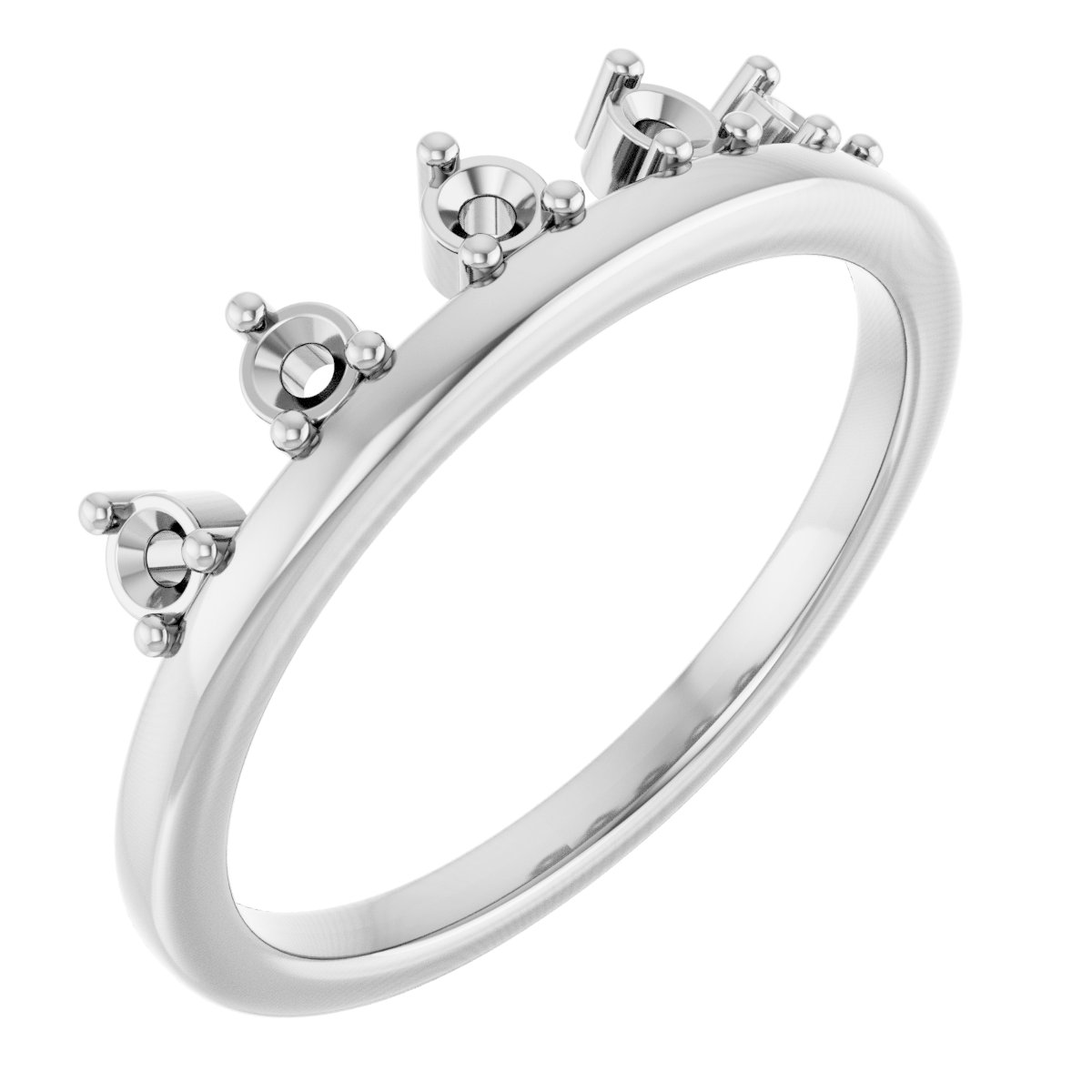 Accented Crown Ring