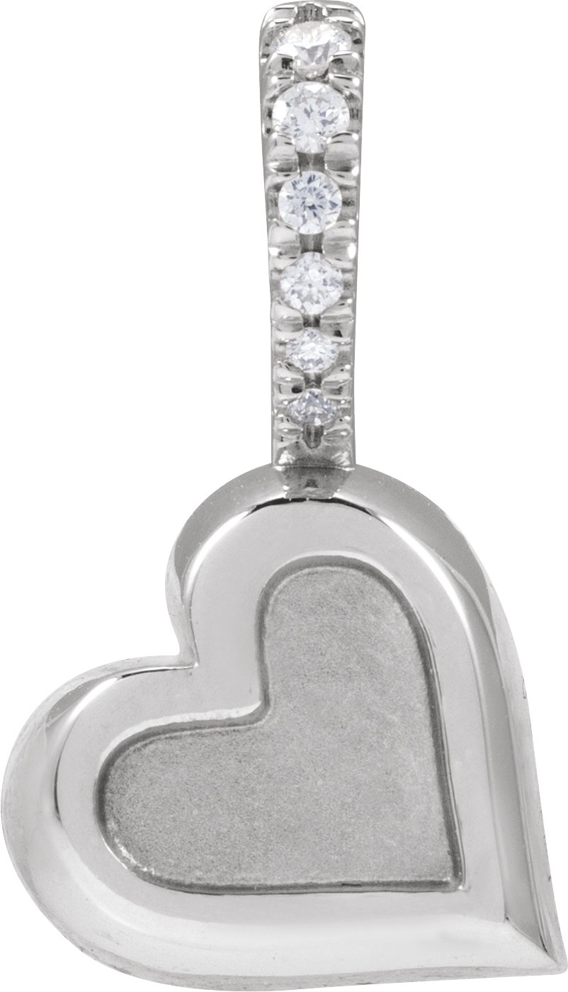 Engravable Heart Pendant