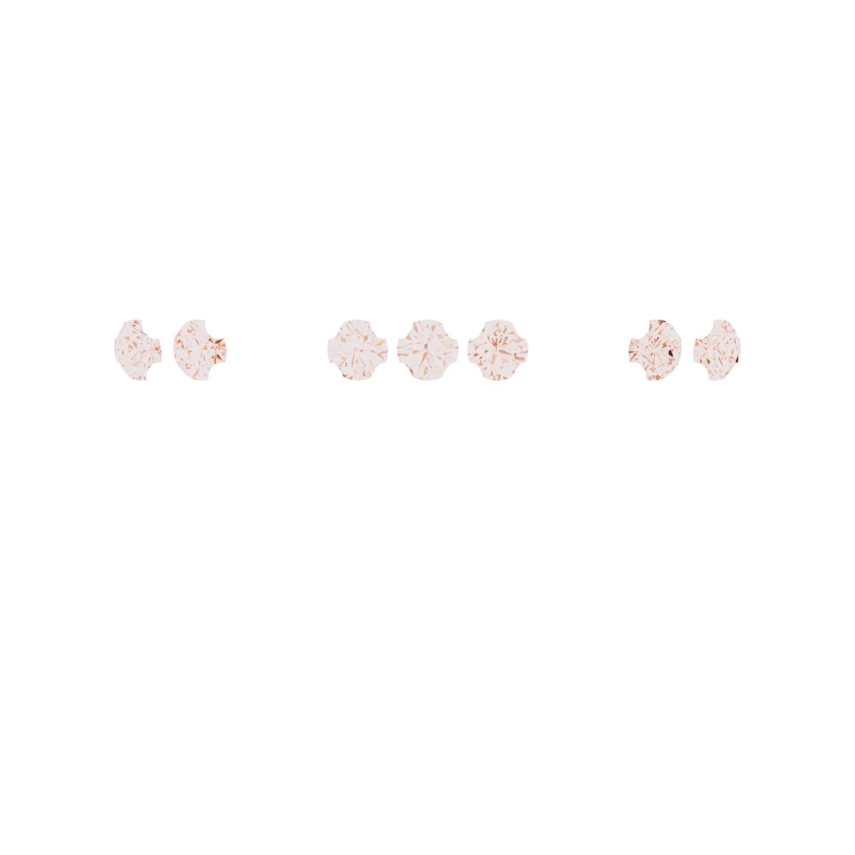 4-Prong Pre-Notched Claw Hidden Halo-Style Peg Setting
