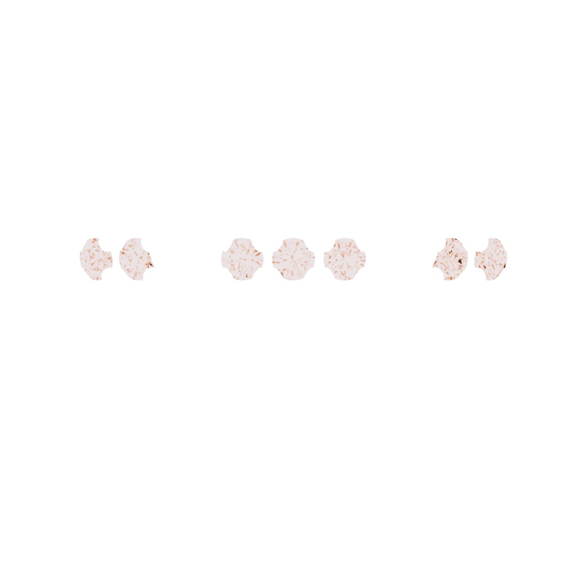 4-Prong Pre-Notched Claw Hidden Halo-Style Peg Setting