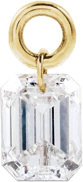 Lab-Grown Diamond Drilled Dangles