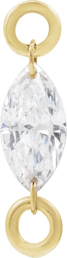 Lab-Grown Diamond Drilled Link