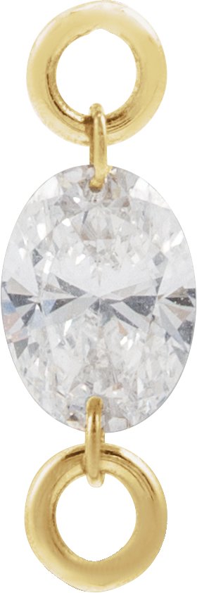 Lab-Grown Diamond Drilled Link