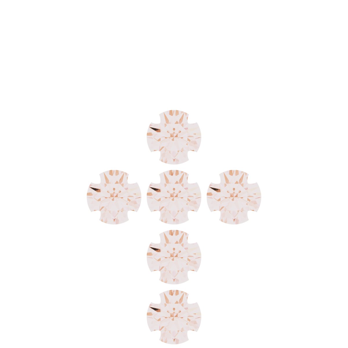 Claw-Prong Cross Pendant
