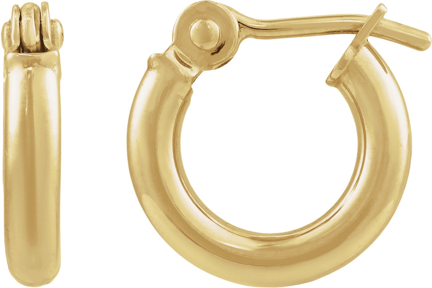 Tube Hoop Earrings