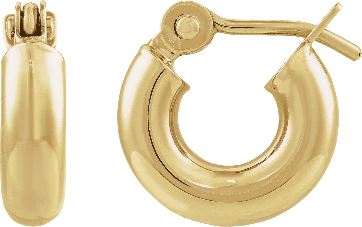 Tube Hoop Earrings