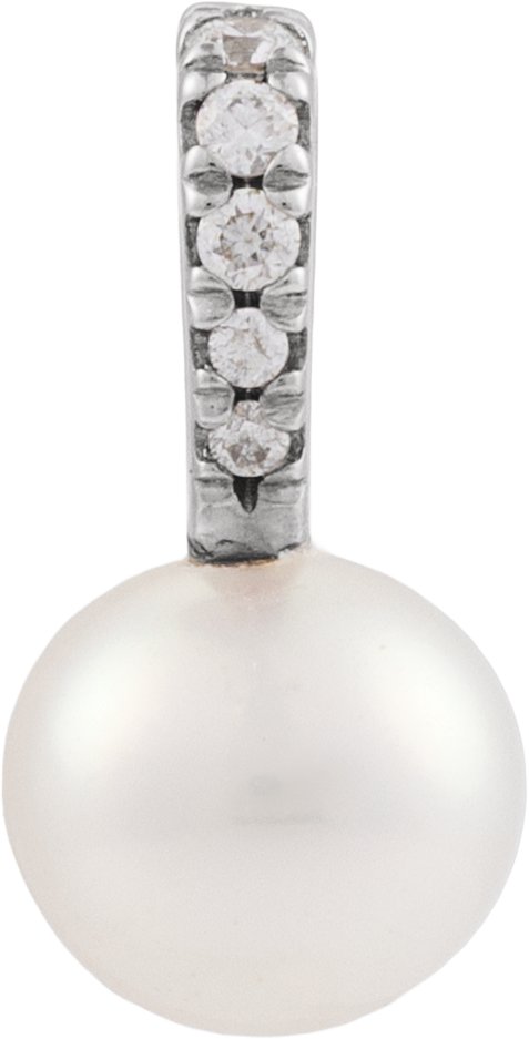 Accented Pearl Pendant
