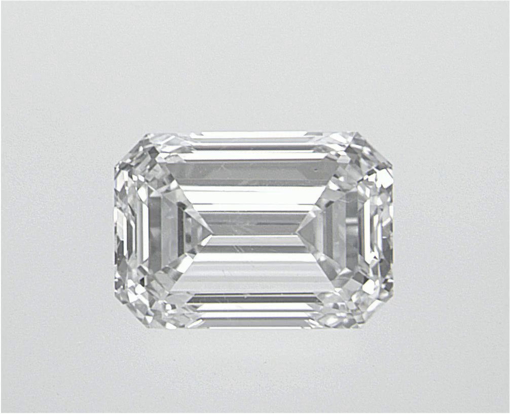 1 Carat Emerald Cut Natural Diamond