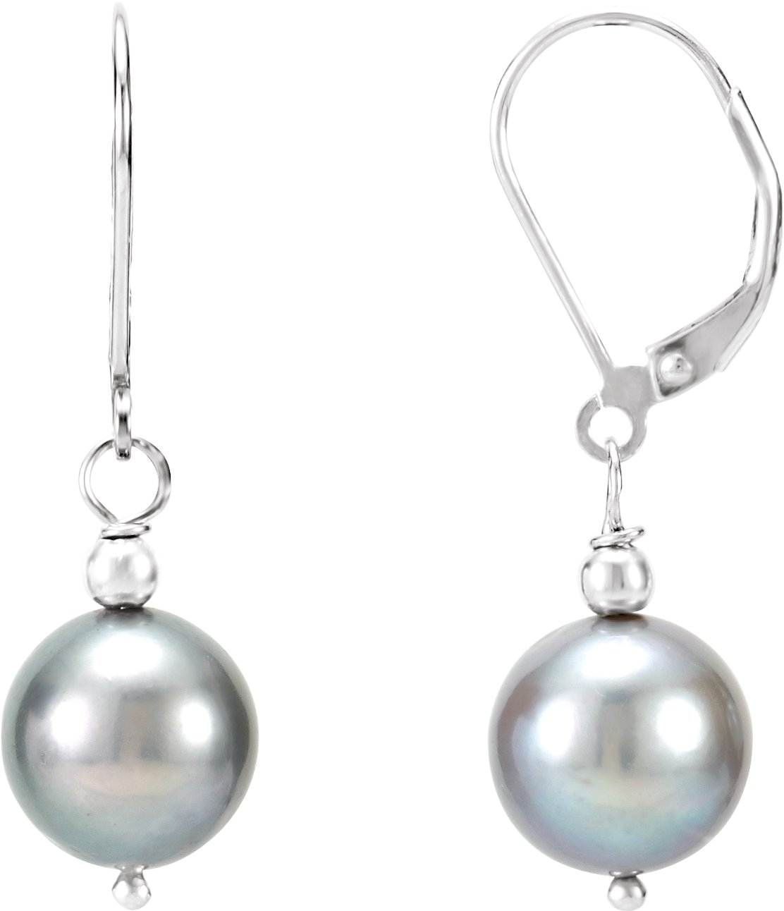 Gemstone Fashion | Freshwater Cultured Pearl Lever Back Earrings