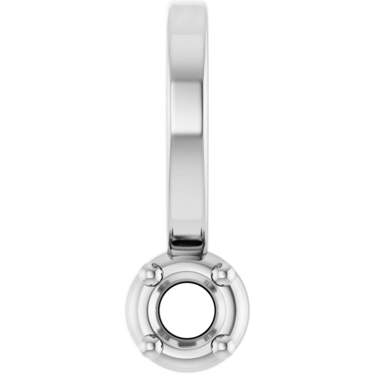 Family Bezel-Style Bar Pendant