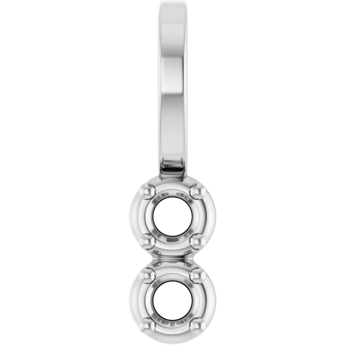 Family Bezel-Style Bar Pendant