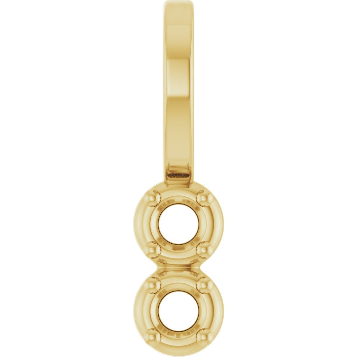 Family Bezel-Style Bar Pendant
