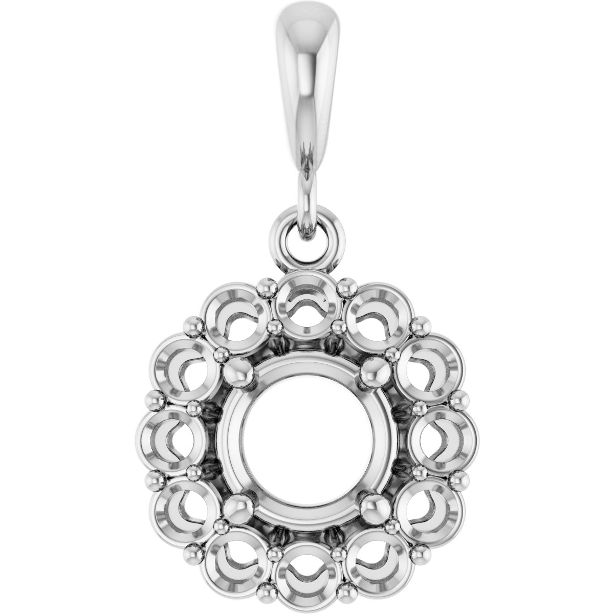 Halo-Style Pendant