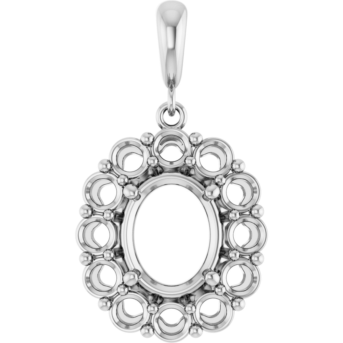 Halo-Style Pendant