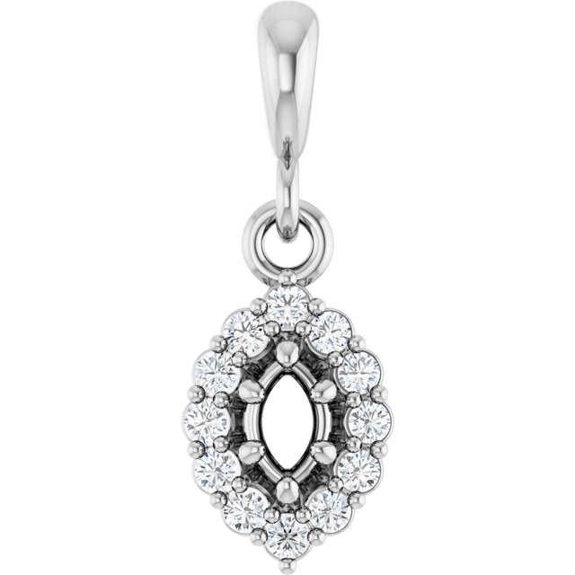 14k White Gold