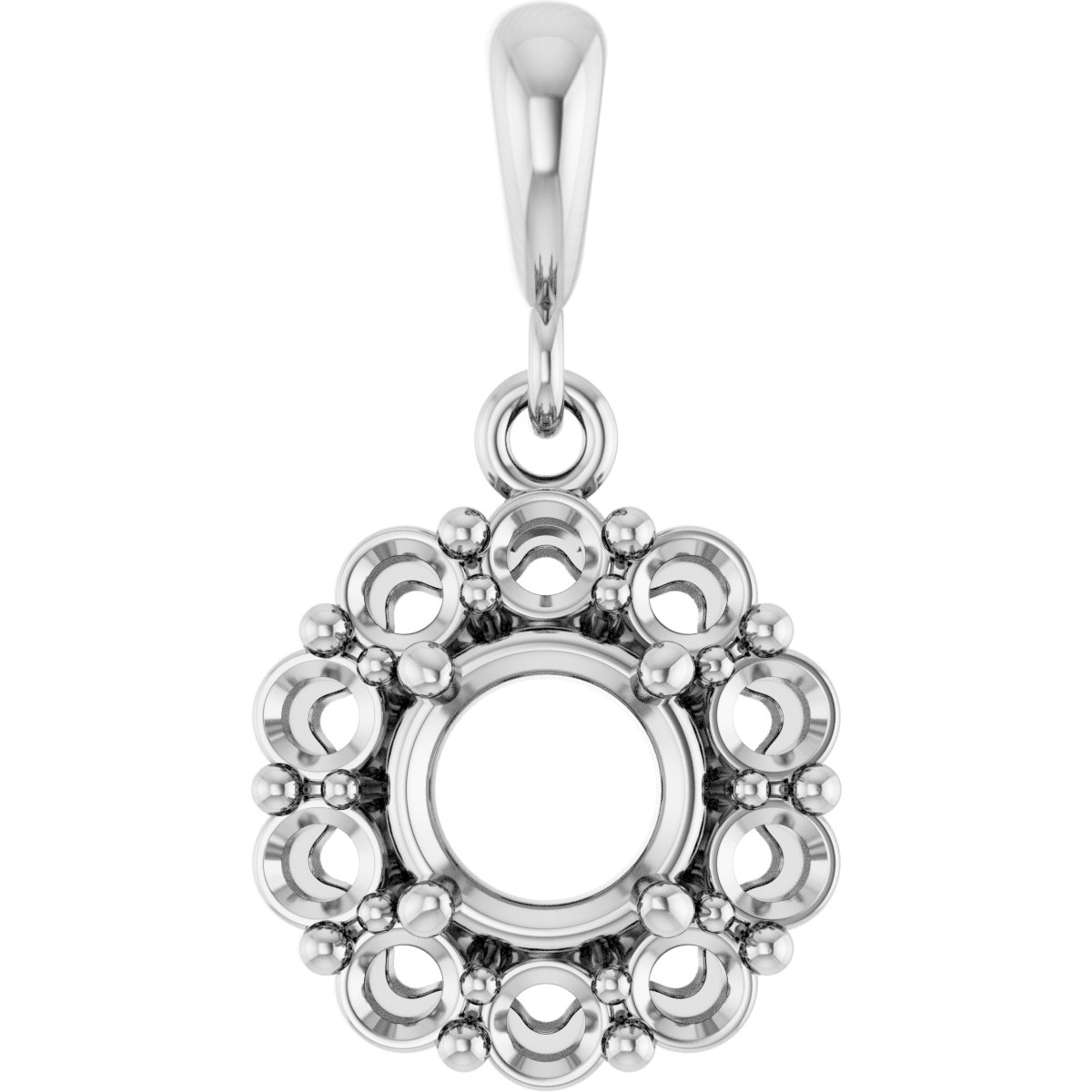 Halo-Style Pendant