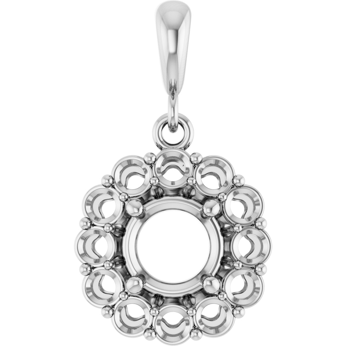 Halo-Style Pendant