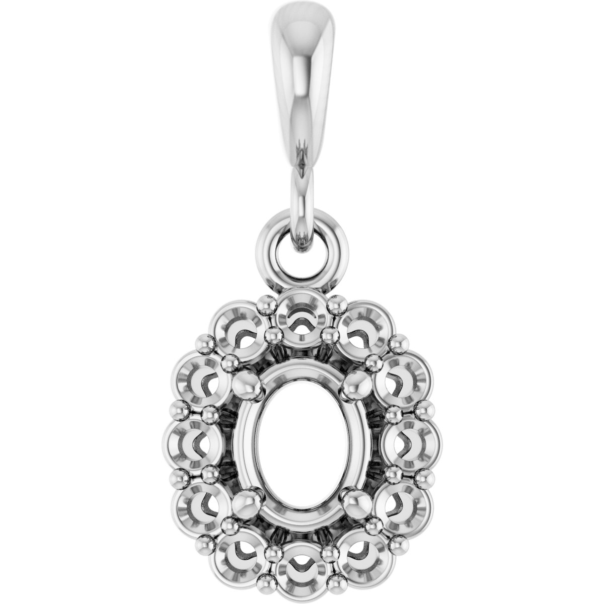 Halo-Style Pendant