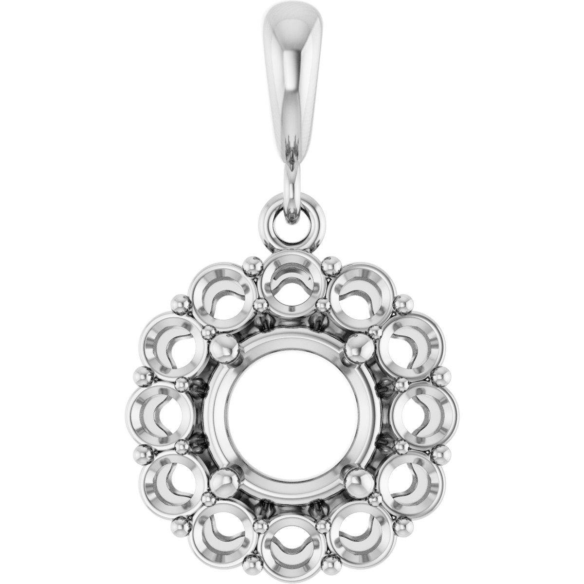 Halo-Style Pendant