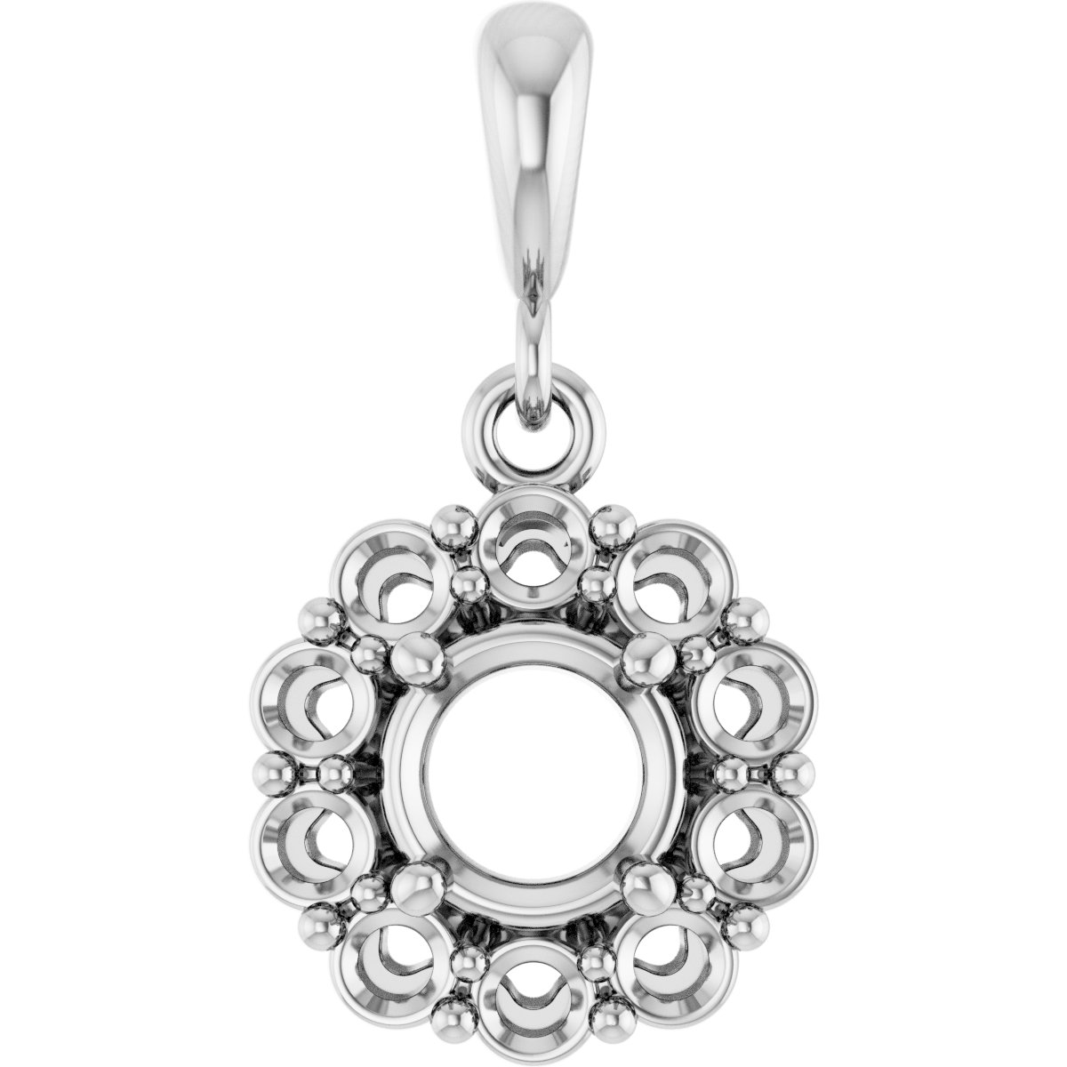 Halo-Style Pendant