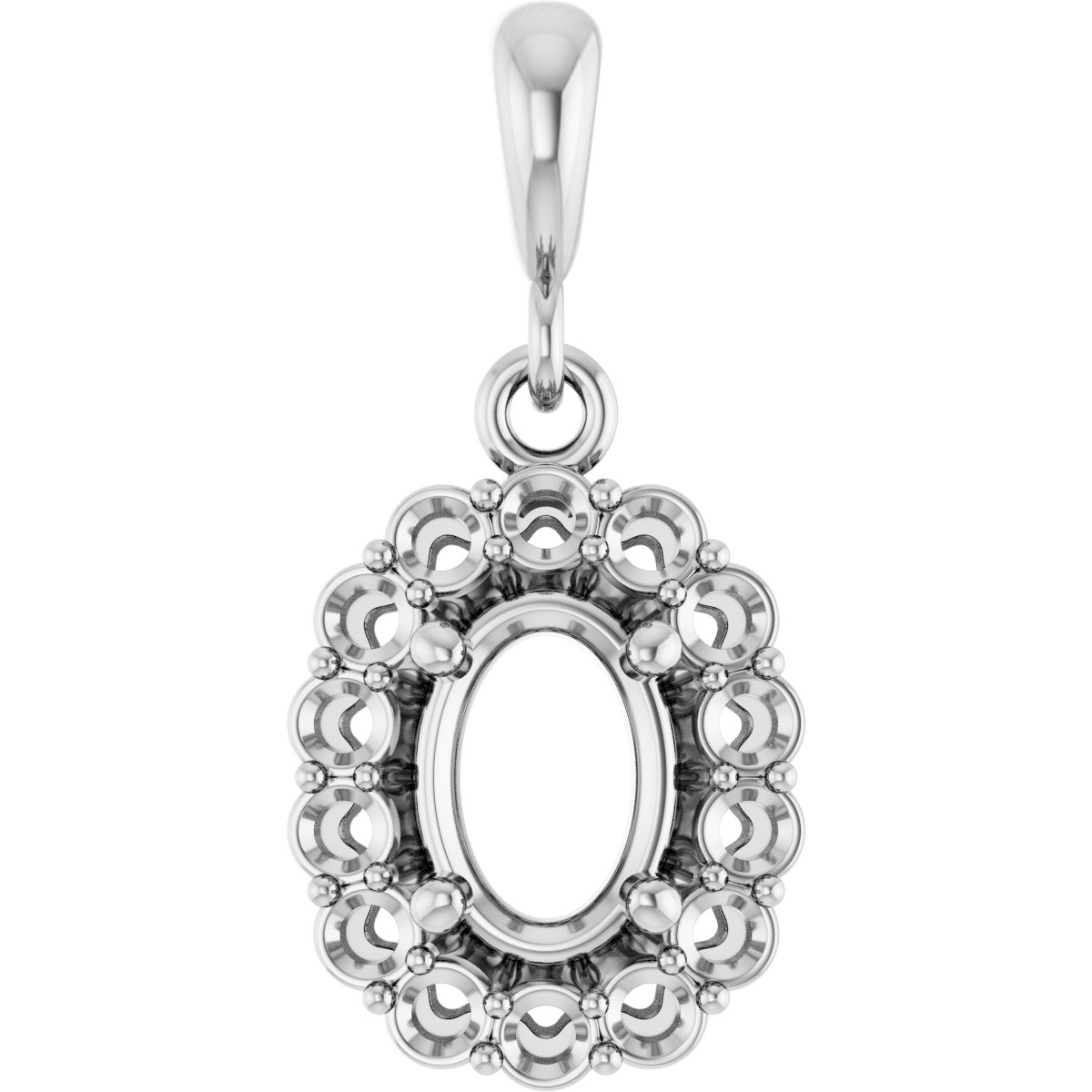 Halo-Style Pendant