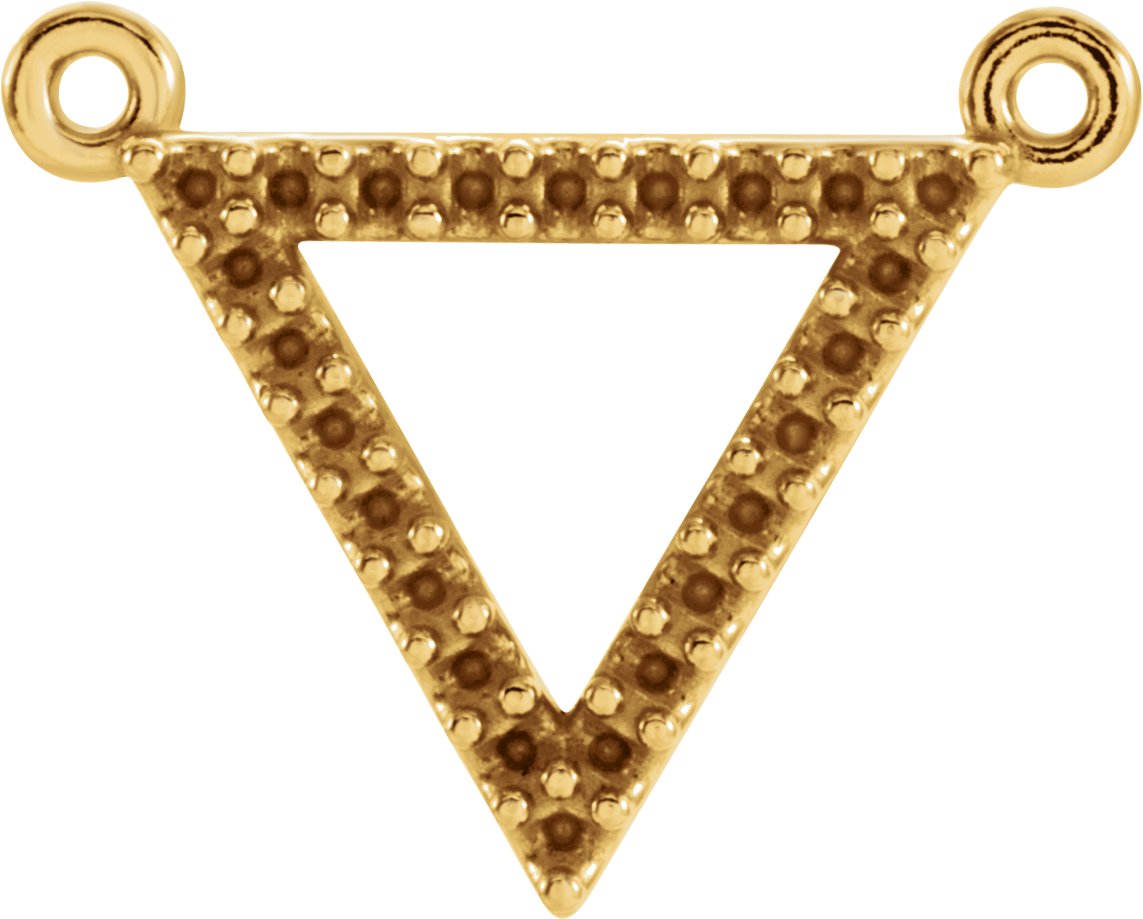 Triangle Necklace or Center