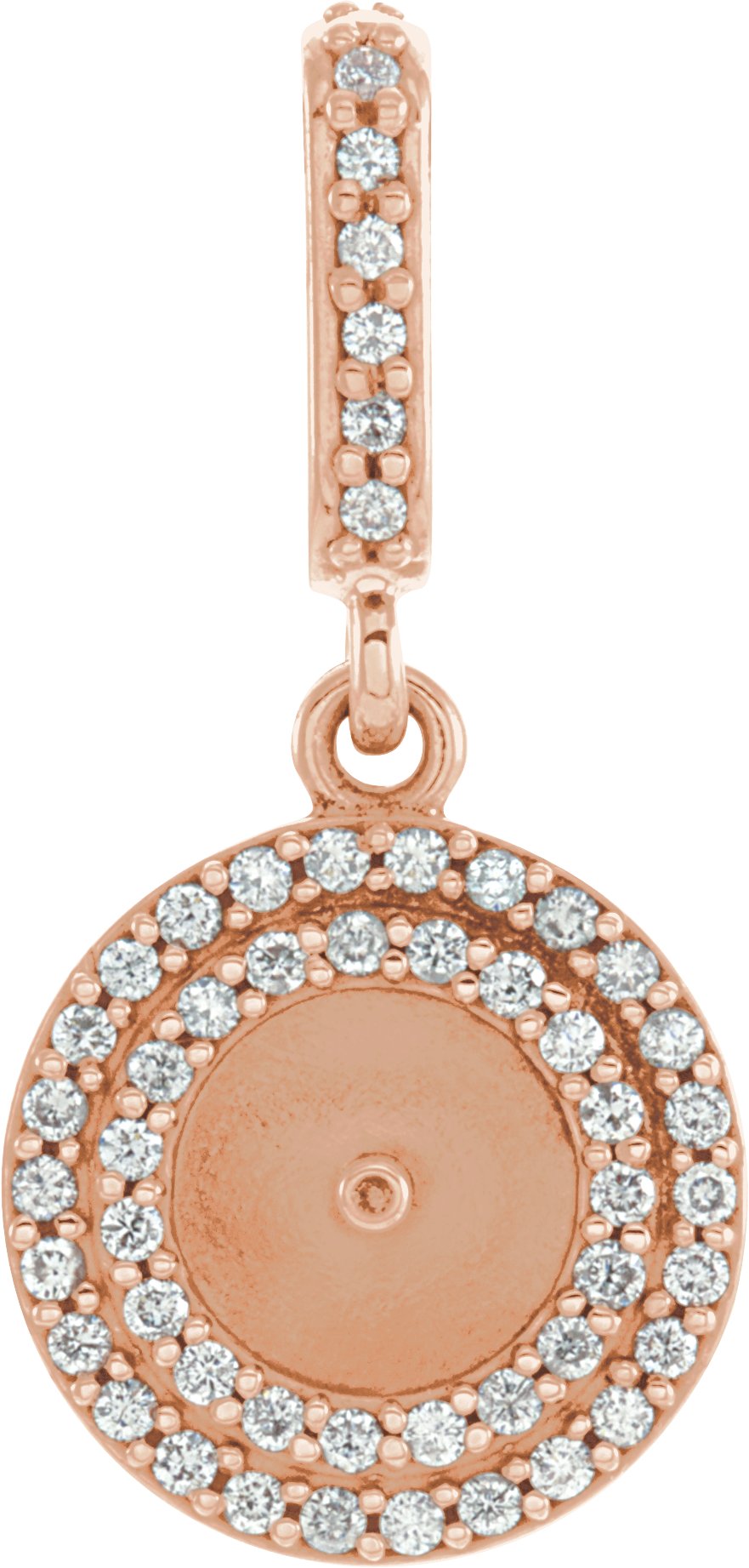 Halo-Style Pearl Pendant