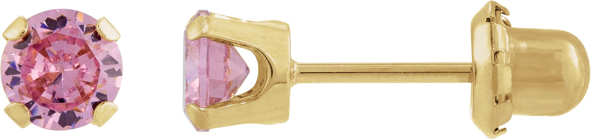 Inverness® Piercing Stud Earrings – 14K Yellow Gold