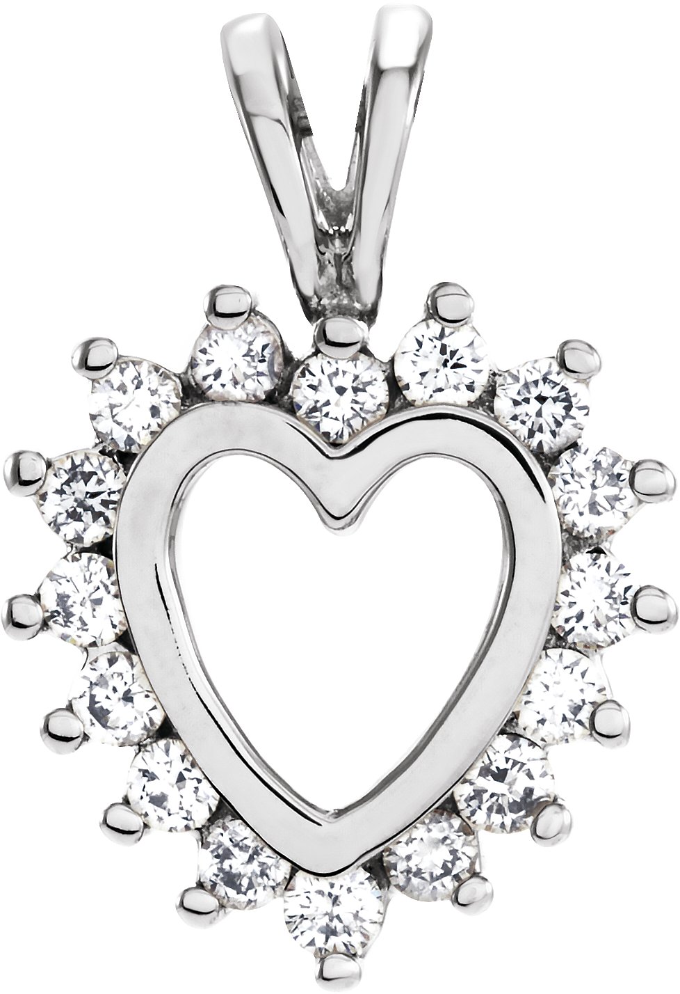 Diamond Heart Pendant .33 CTW Ref 501678