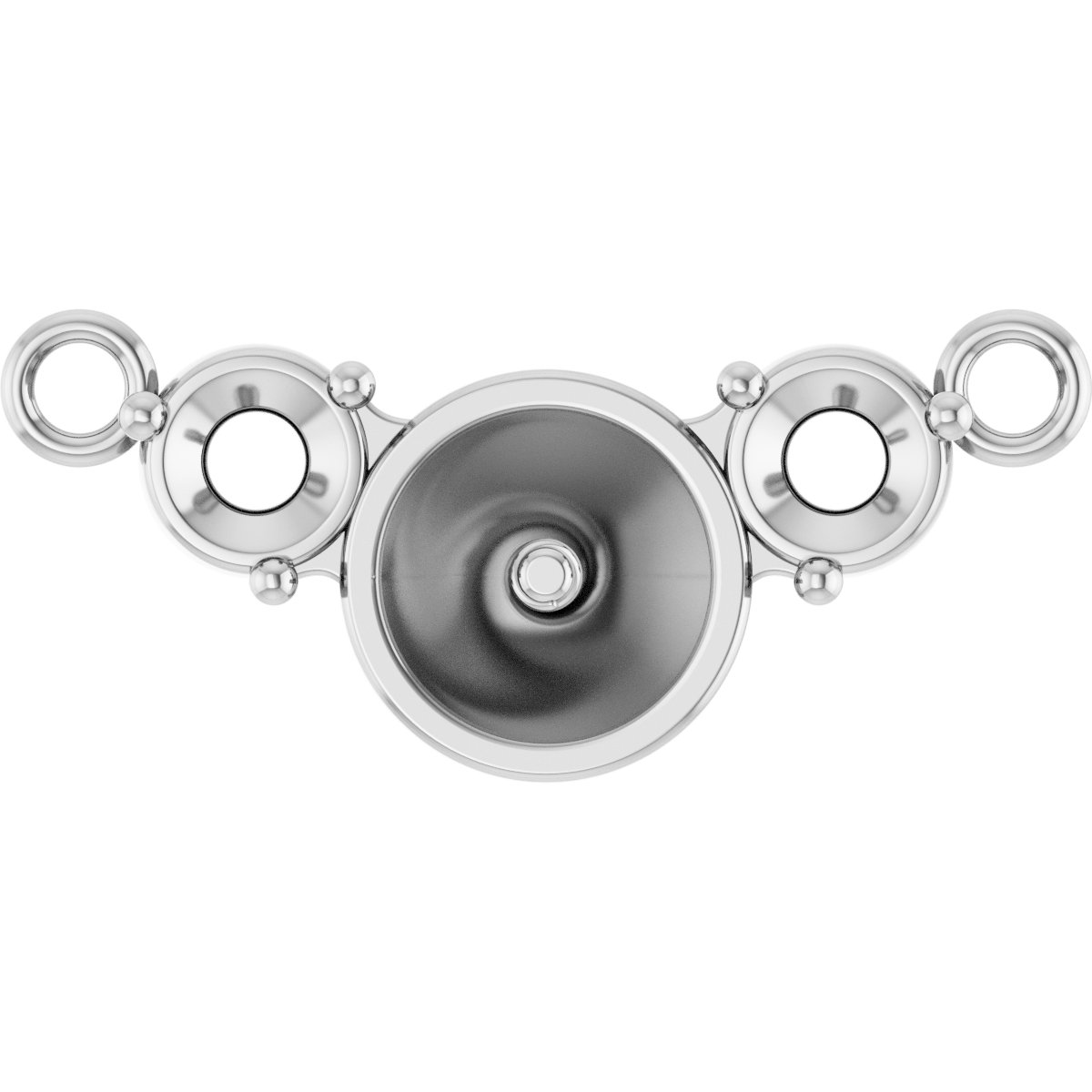 Accented Pearl Necklace Center