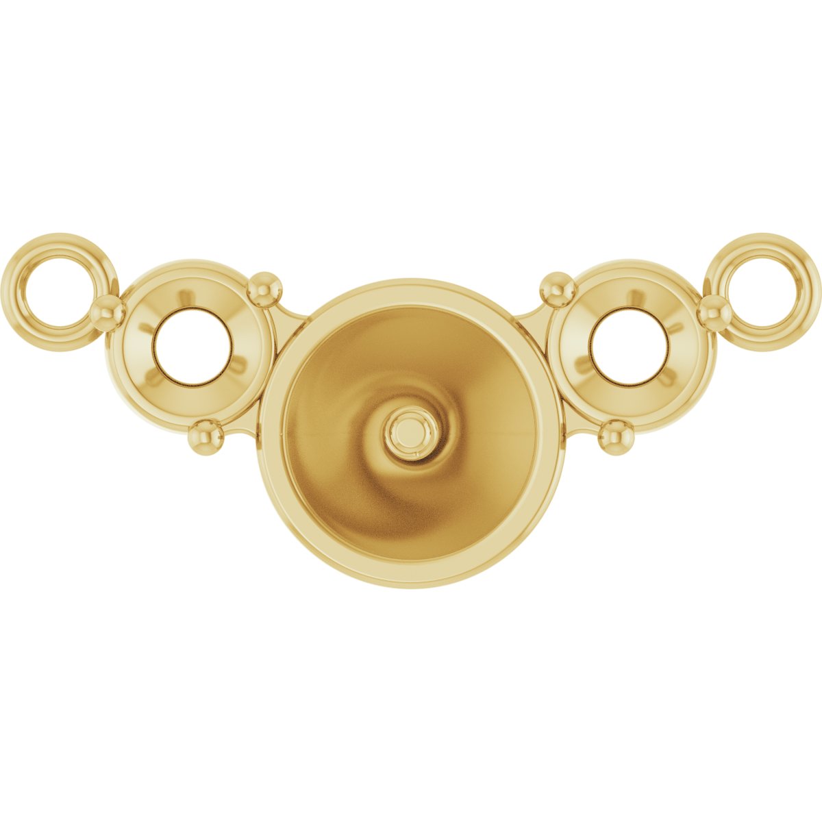 Accented Pearl Necklace Center
