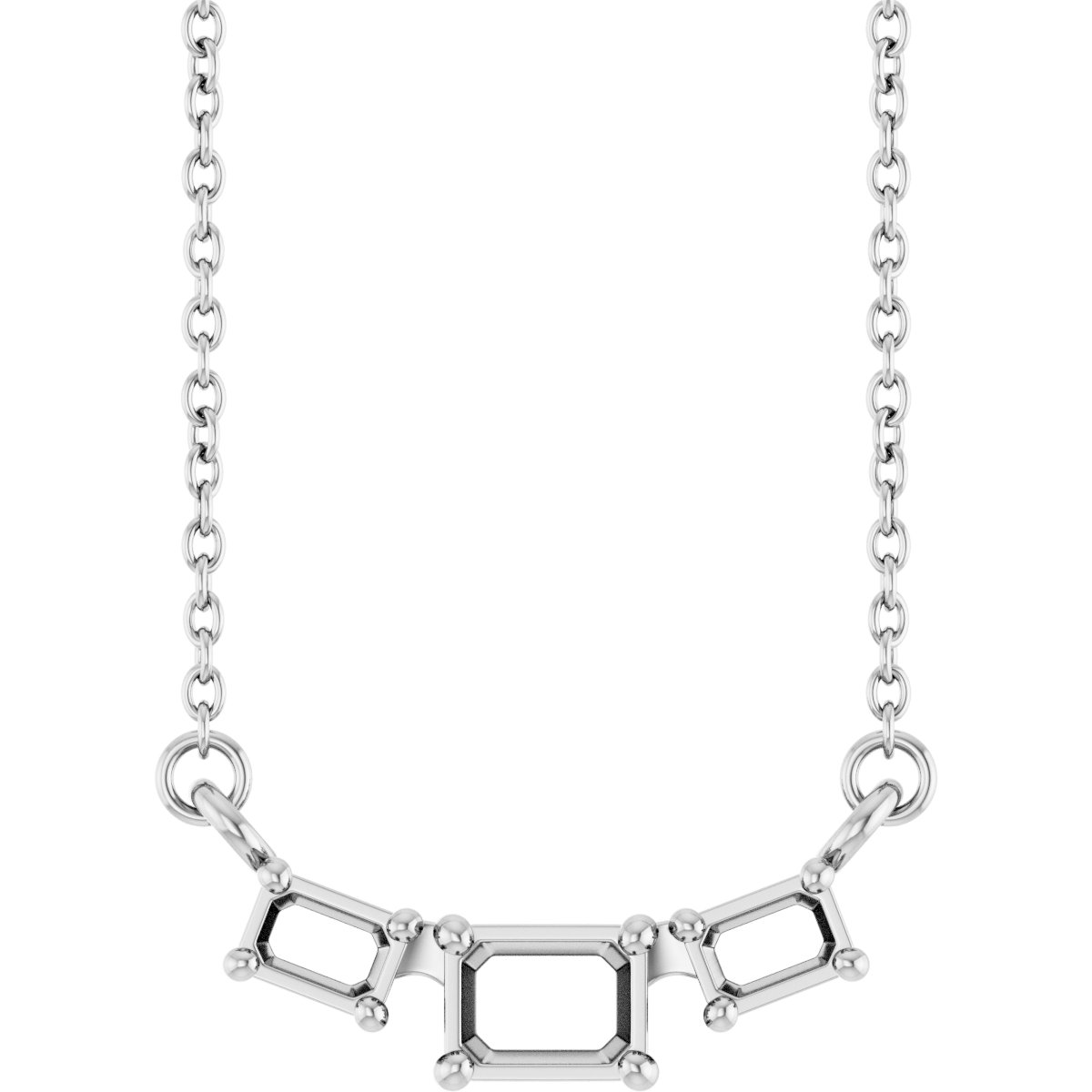 Three-Stone Necklace or Center