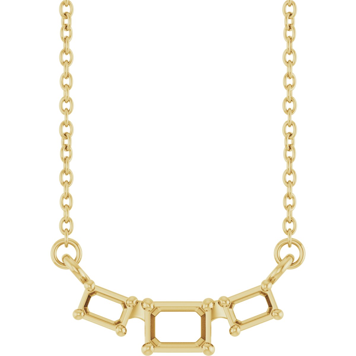 Three-Stone Necklace or Center