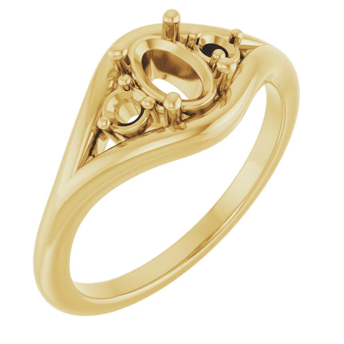 Three-Stone Engagement Ring