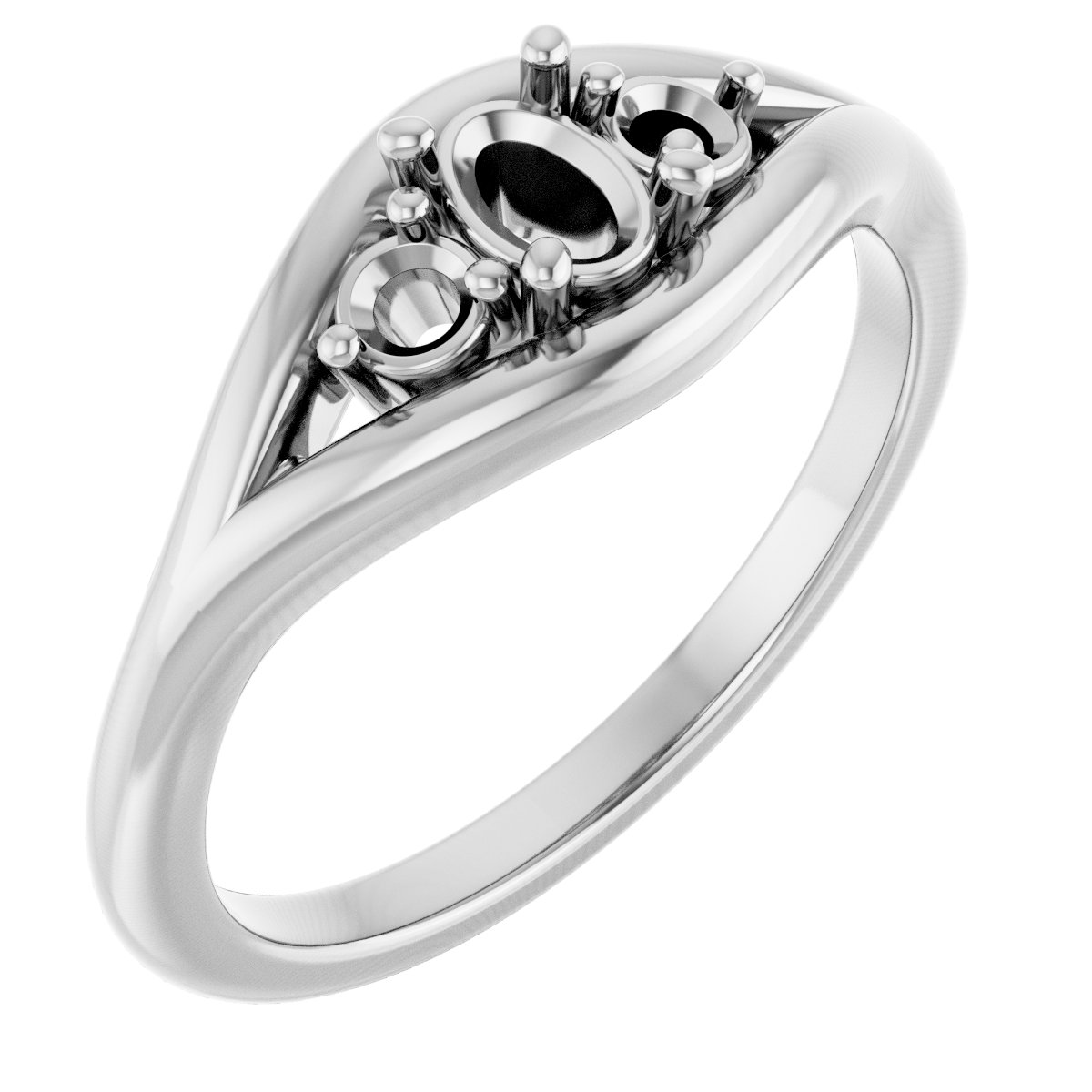 Three-Stone Engagement Ring