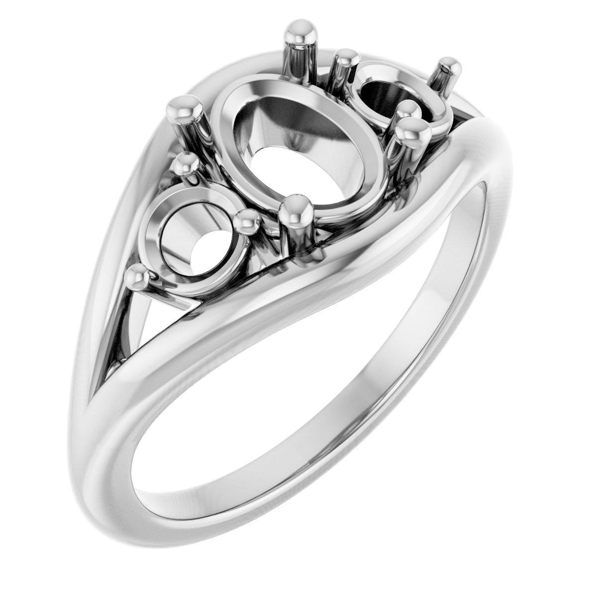 Three-Stone Engagement Ring