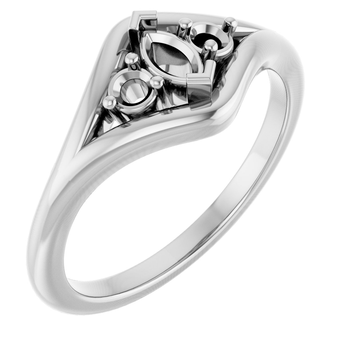 Three-Stone Engagement Ring