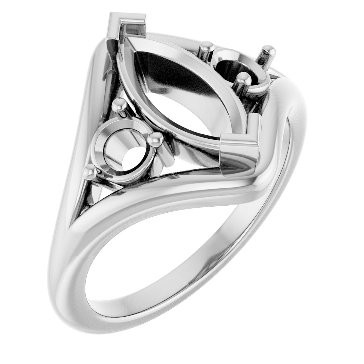 Three-Stone Engagement Ring