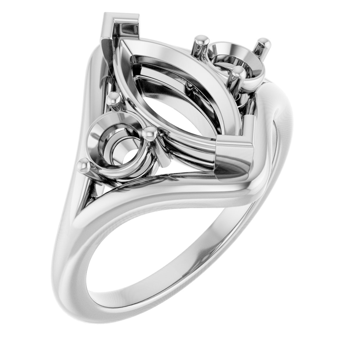 Three-Stone Engagement Ring