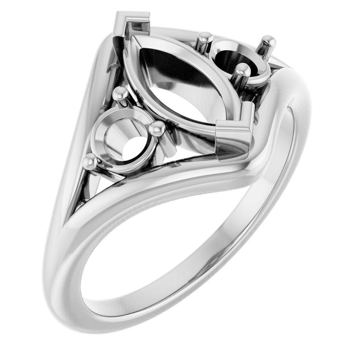 Three-Stone Engagement Ring