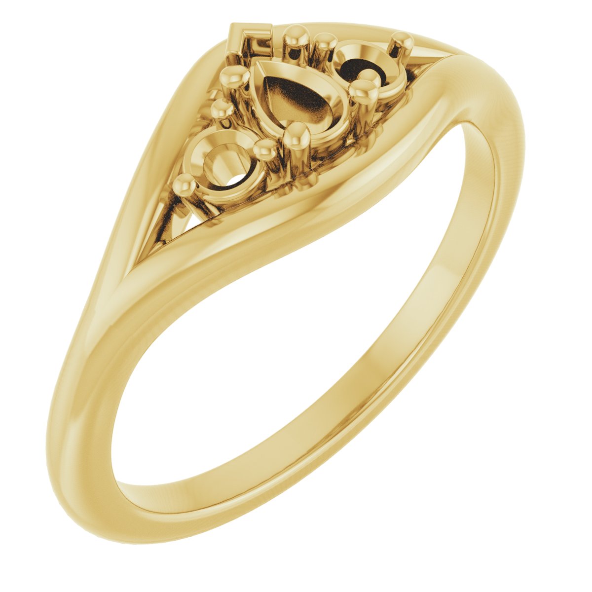 Three-Stone Engagement Ring