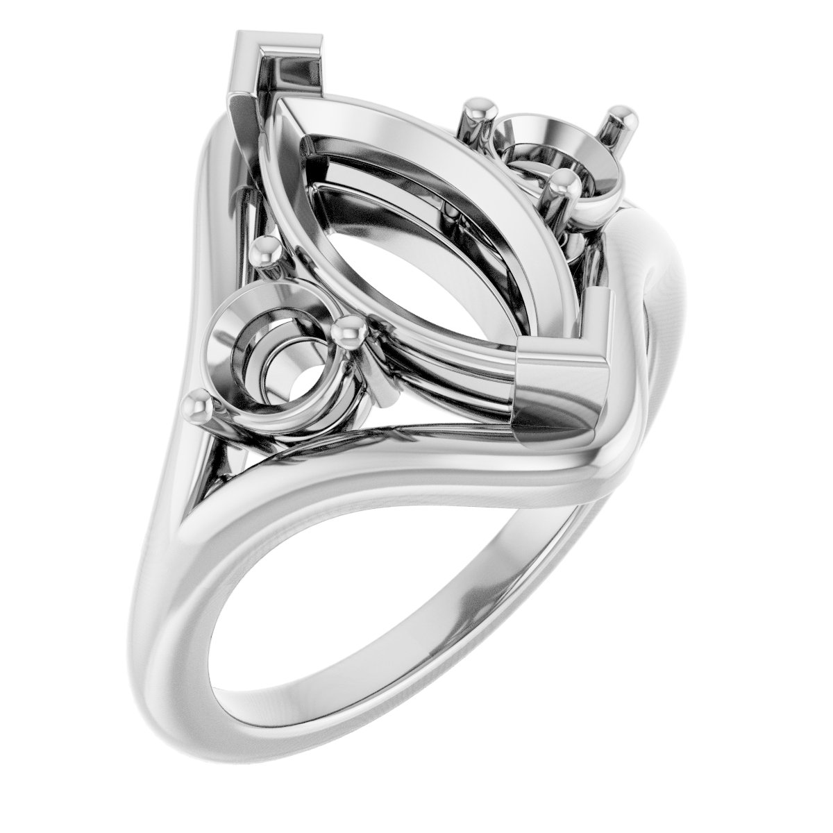 Three-Stone Engagement Ring